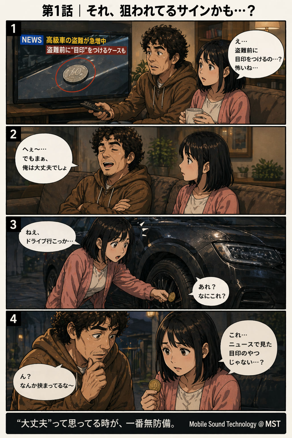 カーセキュリティ漫画 第1話