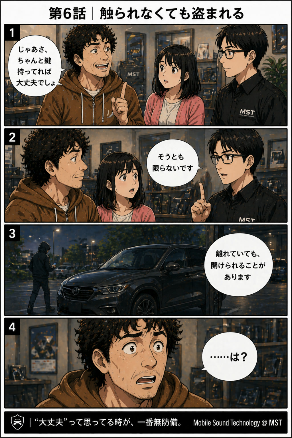 カーセキュリティ漫画 第6話