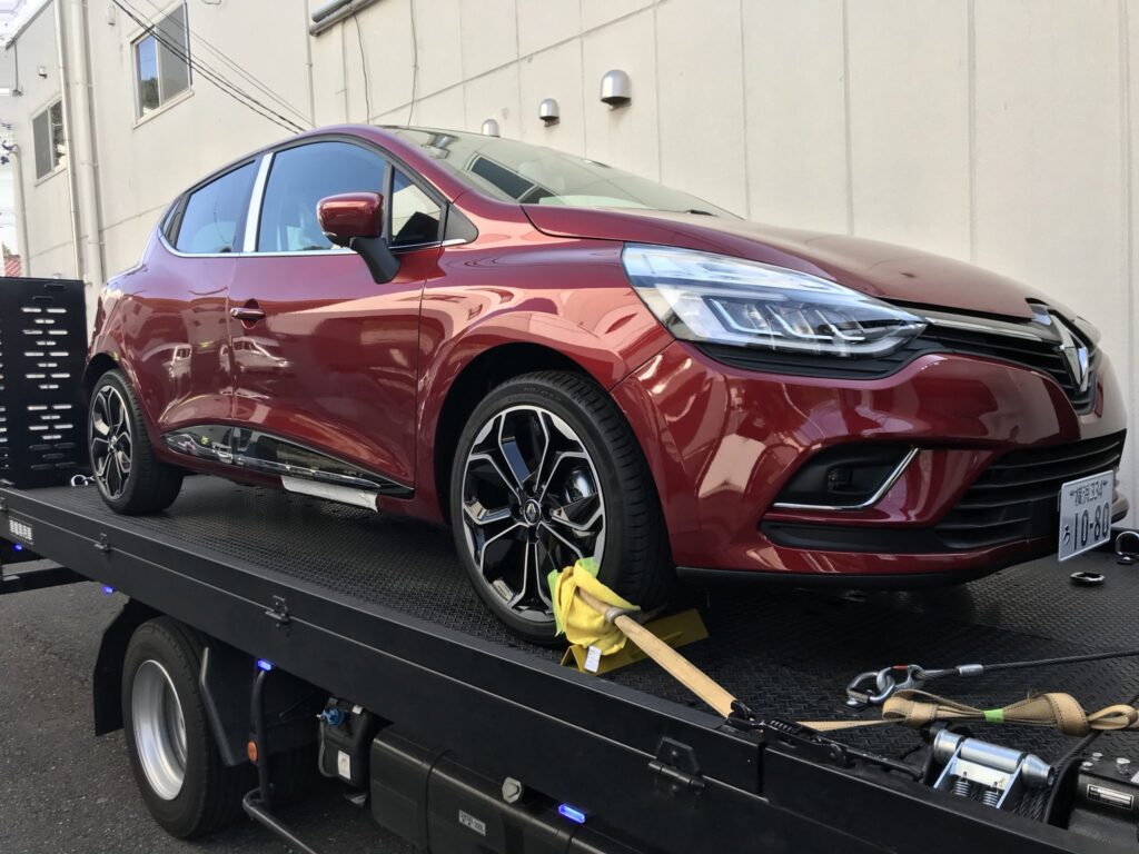 フルフラットローダーで引取・納車|忙しいお客様の元へお伺い致します。