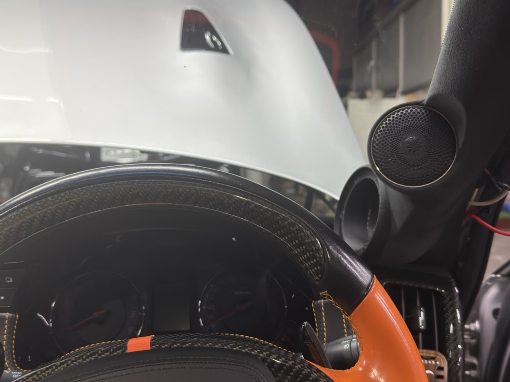 V36スカイラインのカーオーディオ進化記録｜第2部 音のために、もう一度作る。の施工写真